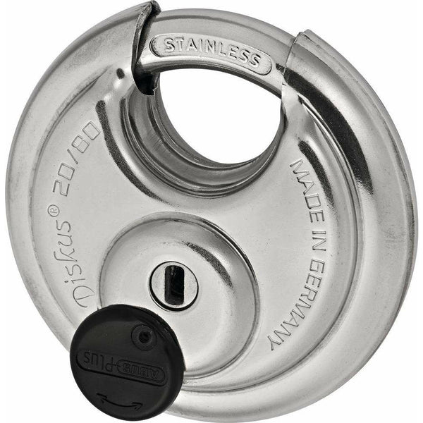 ABUS 20/80 KD Diskus Stainless Steel Padlock Keyed Different– Wholesale  Home