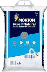 MORTON PURE & NATURAL WATER SOFTENER SALT CRYSTALS 40Lb