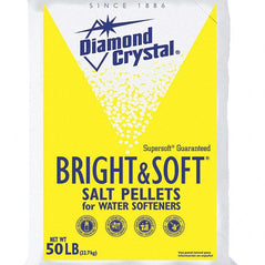 DIAMOND CRYSTAL BRIGHT & SOFT WATER SOFTENER SALT PELLETS 50 lbs