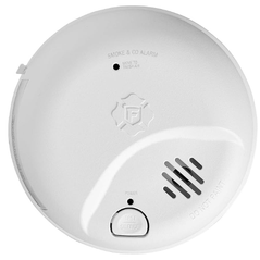 BRK First Alert - SMICO105-AC Hardwired Smoke & Carbon Monoxide Alarm - 10 Year Battery Backup