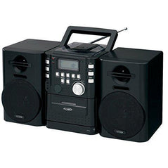 Jensen CD-725 Portable Boombox CD Cassette Player & FM Stereo Radio - Wholesale Home Improvement Products