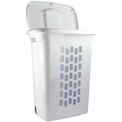 Sterilite Ultra Wheeled Laundry Hamper, White– Wholesale Home