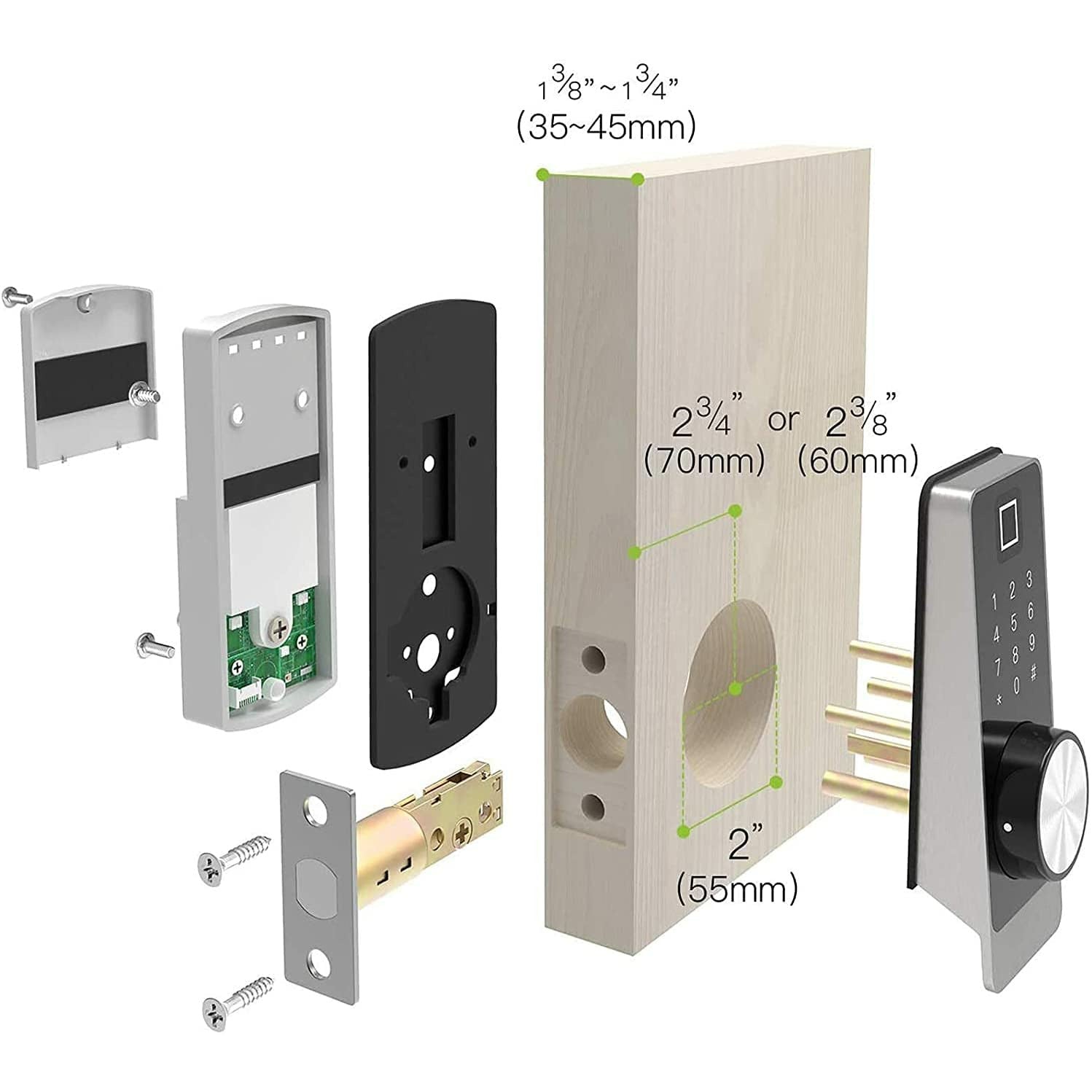 Geek Smart - L-F504 - Deadbolt Smart Lock - Front Door– Wholesale Home