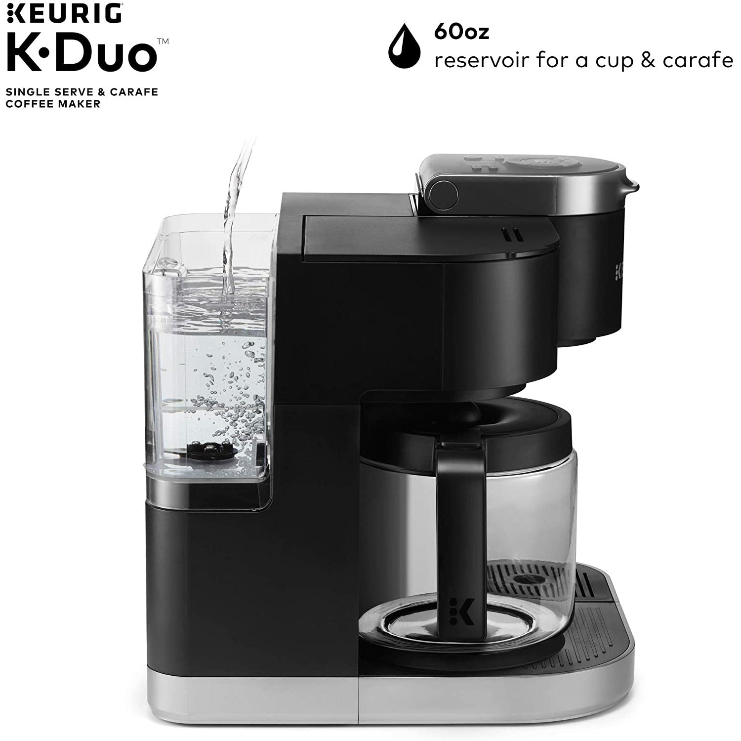  Keurig K-Duo Coffee Maker, Single Serve K-Cup Pod and