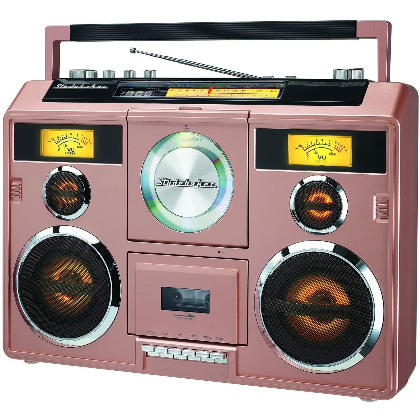Lenoxx Sound CD-102 Boombox CD Cassette Radio Stereo System
