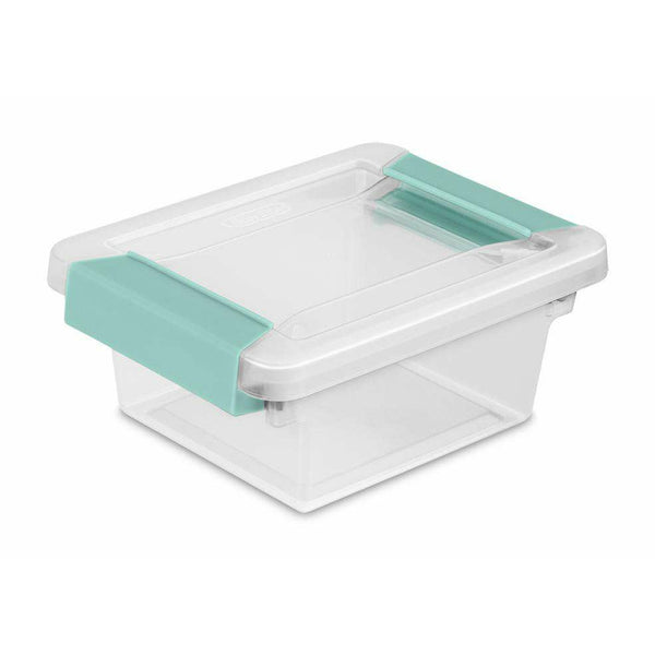 Sterilite 19849806 18 Quart/17 Liter Ultra Latch Box, Clear with a ...