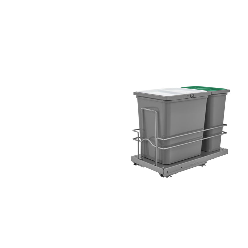 Rev-A-Shelf 5SBWC-815S-1 / Sink Base Waste Containers Pullout ...