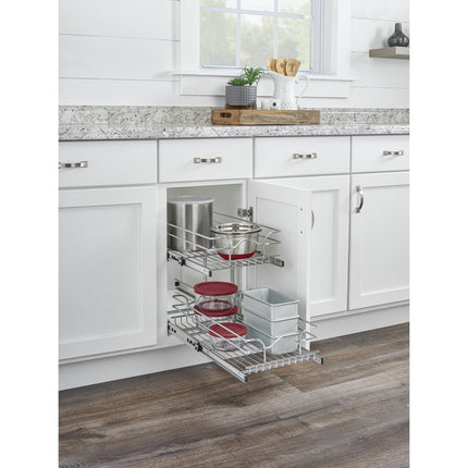 Rev-A-Shelf 5WB2-1222CR-1 / 12 in x 22 in Two-Tier Pull-Out Baskets ...